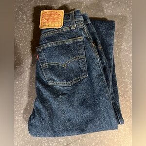Vintage Levi’s 501 Shrink to Fit 24x31 USA Jeans Button Fly 26501-0158 90s Denim